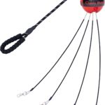 Multi Dog Leash Tangle Free (Up to 30 pounds Each) Patented No-Tangle Design, Leads Adjust When Your Dogs Change Positions, for 2, 3 or 4 Dogs