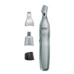 Wahl Mens Nose Hair Trimmer, for Eyebrows, Neckline, Nose & Ear Hair, Precision Detail Trimming with Interchangeable Heads, Battery Included - Model 5545-400