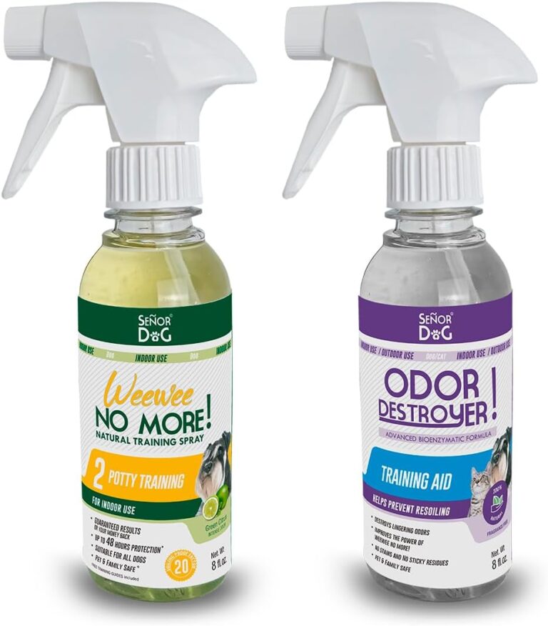 Seor Dog WeeWee No More! Potty Training Kit 8oz (Level 2). Dog Training Spray for Indoor use. Pet Safe Formula