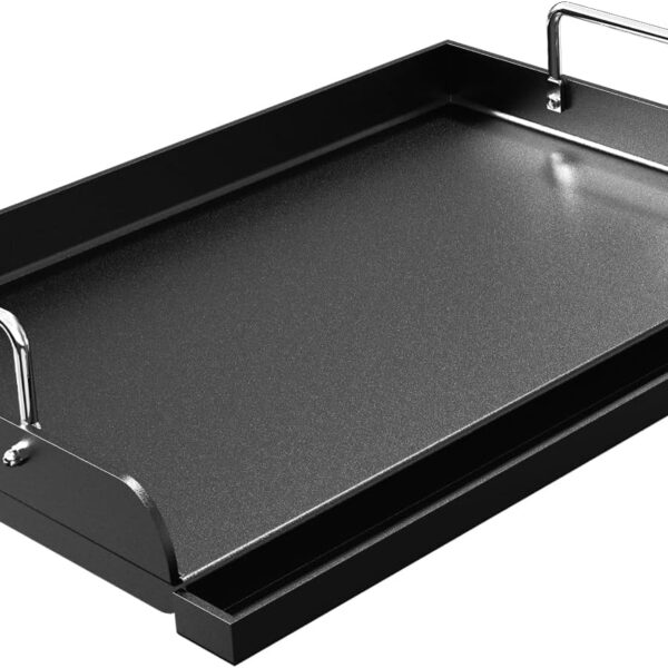 Universal Griddle for Gas Grill - 23" x 16" Nonstick Ceramic Coating Griddle Top for Gas Stove, Flat Top Plate for Outdoor Grill/Camping/Tailgating