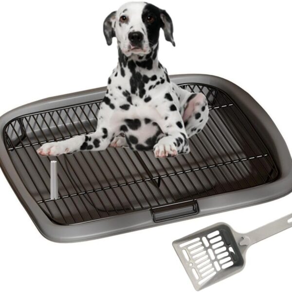 Pet Training Tray Pet Training Pads Holder Dog Toilet Pee Pad Holder Indoor Dog Potty Tray Easy Cleaning Removable Mesh (L)