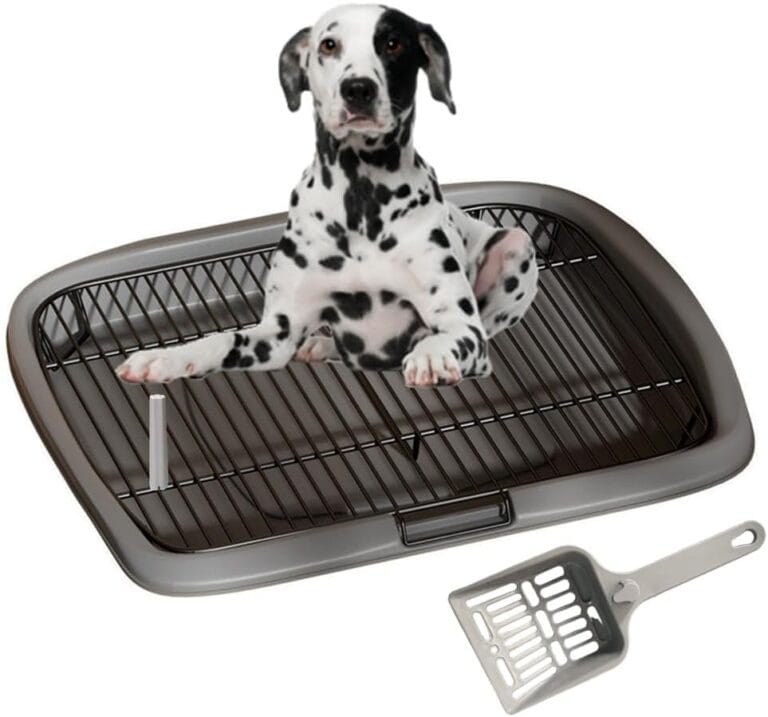Pet Training Tray Pet Training Pads Holder Dog Toilet Pee Pad Holder Indoor Dog Potty Tray Easy Cleaning Removable Mesh (L)