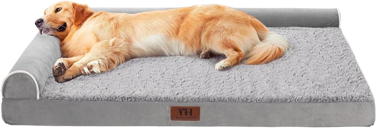 Orthopedic Dog Beds Extra Large Sized Dog, Pet Sofa Bed with Removable Washable Cover, Egg Foam Support, Bolster Cushion for Comfortable Sleep, Waterproof & Non-Slip Bottom Bed Orthopedic Dog Beds Extra Large Sized Dog, Pet Sofa Bed with Removable Washable Cover, Egg Foam Support, Bolster Cushion for Comfortable Sleep, Waterproof & Non-Slip Bottom Bed