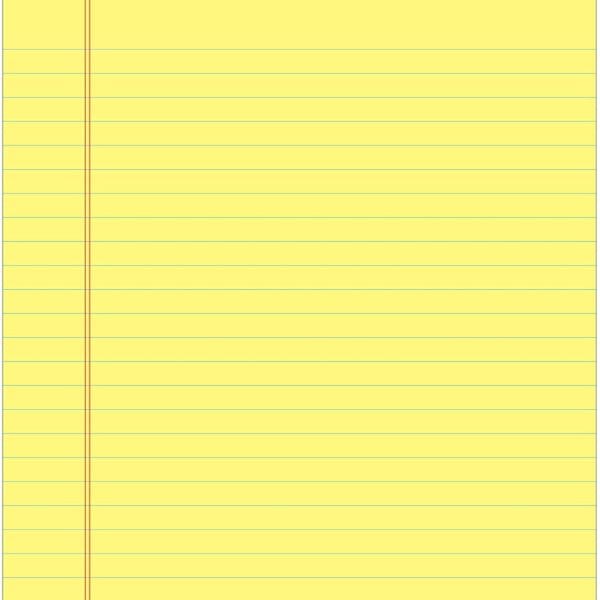 C-Line Legal Pad, Wide Ruled, 50 Sheets, Yellow (25106)