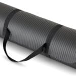 Amazon Basics 1/2 Inch Extra Thick Exercise Yoga Mat with Carrying Strap, Cushioned Support, for Fitness and Gym Workouts