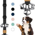 COOYOO Dog Doorbells, Adjustable Potty Training Dog Bells, Upgraded for Training Your Puppy The Easy Way, Premium Quality Housetraining Hanging Bell-5 Extra Large Loud 1.5 DoorBells