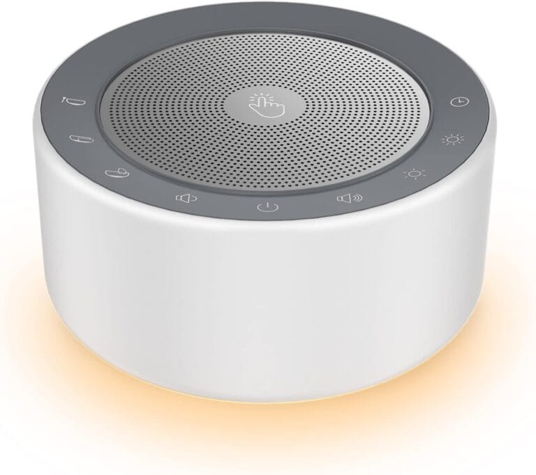 Kipcush Tibetan Meditation Bowl Sound Machine - 7 Different Sized Singing Bowls Sounds for Yoga, Meditation, Mindfulness, Chakra Healing, Sound Therapy and Stress Relief, Timer, Plug in