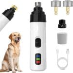 Silent Groom Pro Nail Grinder: Silent Groom Pro for Dogs and Cats, Pet Paws Grooming Smoothing Tool, USB Rechargeable Pet Nail Grinder with Replacement Grinding Heads