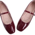 LUXINYU Women's Slip on Flats,Classy Round Toe Solid Classic Mary Jane Ballet Dance Shoes Soft Comfortable PU Flat Shoes