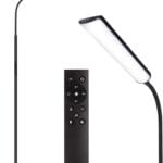 Dimunt LED Floor Lamp, Bright 15W Floor Lamps for Living Room with 1H Timer, Stepless Adjustable 3000K-6000K Colors & Brightness Standing Lamp with Remote & Touch Control Reading Floor Lamps