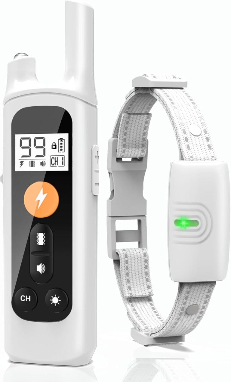 Dog Training Collar with Remote  3300FT Rechargeable Shock Collar for Dogs, IP67 Waterproof E-Collar with 4 Safe Modes, Suitable for Small, Medium, and Large Dogs (8120 lbs)