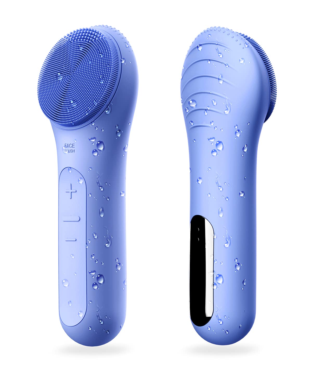 NgraCoola CLIE Facial Cleansing Brush, Waterproof and Rechargeable Face Scrub Brush for Men & Women, Cleansing, Exfoliating and Massaging, Electric Face Scrubber - Blue NgraCoola CLIE Facial Cleansing Brush, Waterproof and Rechargeable Face Scrub Brush for Men & Women, Cleansing, Exfoliating and Massaging, Electric Face Scrubber - Blue
