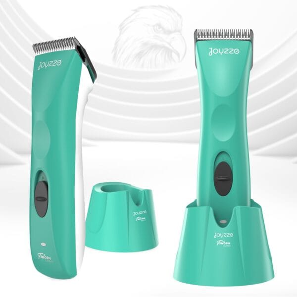 Falcon Cordless Clipper 2 Speed - Professional Grooming with Precision, Power, Low Noise, Dog Clippers for Grooming (Falcon Teal)