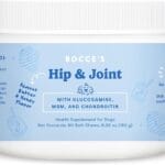 Bocce's Bakery Hip & Joint Supplement for Dogs, Daily Chews Made in The USA with Glucosamine, MSM, and Chondroitin, Supports Healthy Joints, Peanut Butter & Honey, 60 ct