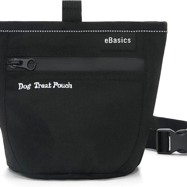 Dog Treat Pouch for Training Doggie Puppy Snack Reward Pouch Bait Bag Pet Treat Carrier Holder with Clip Waist Belt Magnetic Opening