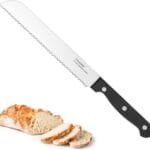 Bread Knife, Serrated 8 inch Bread Knifes for Homemade Bread Sourdough, Blade Razor Sharp and Wavy Edge from Professional Stainless Steel