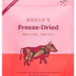 Bocce's Bakery Beef Liver Freeze-Dried Treats, 3 oz, All-Natural, Made in USA, Dog Treats