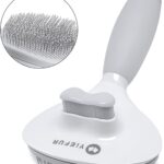 Cat Hair Brush,Cat Brush for Shedding,Soft Silicone Self Cleaning Brushes for Short and Long Haired Cats for Grooming and Shedding