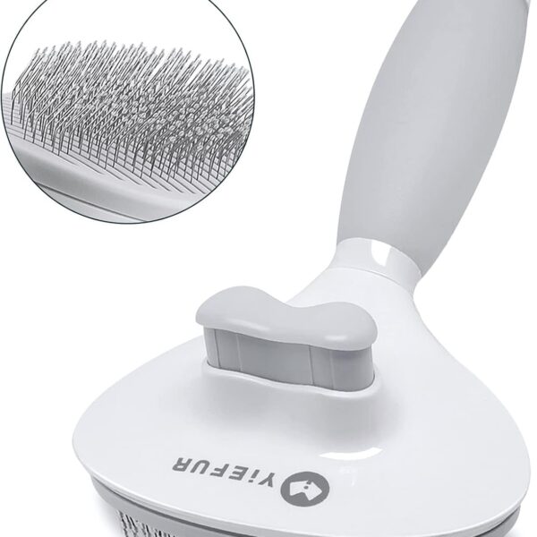 Cat Hair Brush,Cat Brush for Shedding,Soft Silicone Self Cleaning Brushes for Short and Long Haired Cats for Grooming and Shedding