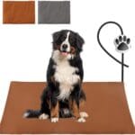 On/Off Switch Electric Pet Heating Pad with Chew Resistant Cord and 2PCS Machine Washable Cover,Indoor Heated Pet Bed Warmer,for Cat Beds and Dog Beds 75x40CM