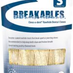 CEVA Animal Health Breakables Clenz-A-Dent Rawhide Dental Chews, 15Ct (Small)
