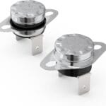 UL/CUL KSD301 Thermostat 125V 16A Thermal Switch, 40C/104F Off and 30C/86F On Normally Closed N.C,Auto Reset Bimetal Snap Disc Overheat Protector,2pcs