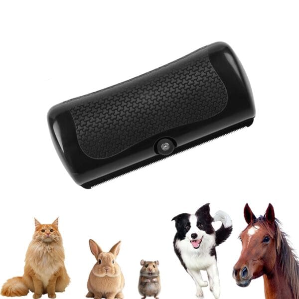 groompro deshedding brush& Pet Hair Remover Comb - Grooming Tool for Cats, Dogs, Rabbits, Horses, Hamsters-Reduces Loose Fur for Short & Long Hair Pets