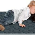 furrybaby Dog Bed Mat Flat Crate Mat with Anti-Slip Bottom Machine Washable Pet Kennel Pad for Dog Sleeping (XL 48x30'', Grey Mat)