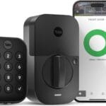 Yale Assure Lock 2 with Wi-Fi  Black Smart Lock for Front Door with Keypad, App Control, Backup Key, and Deadbolt  Secure Keyless Entry Door Lock, YRD410-WF1-BSP