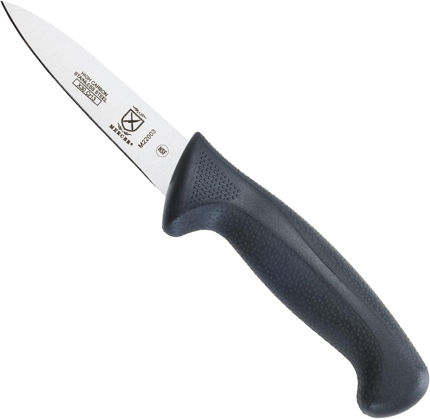 Mercer Culinary M22003 Millennia Black Handle, 3.5-Inch, Paring Knife Mercer Culinary M22003 Millennia Black Handle, 3.5-Inch, Paring Knife