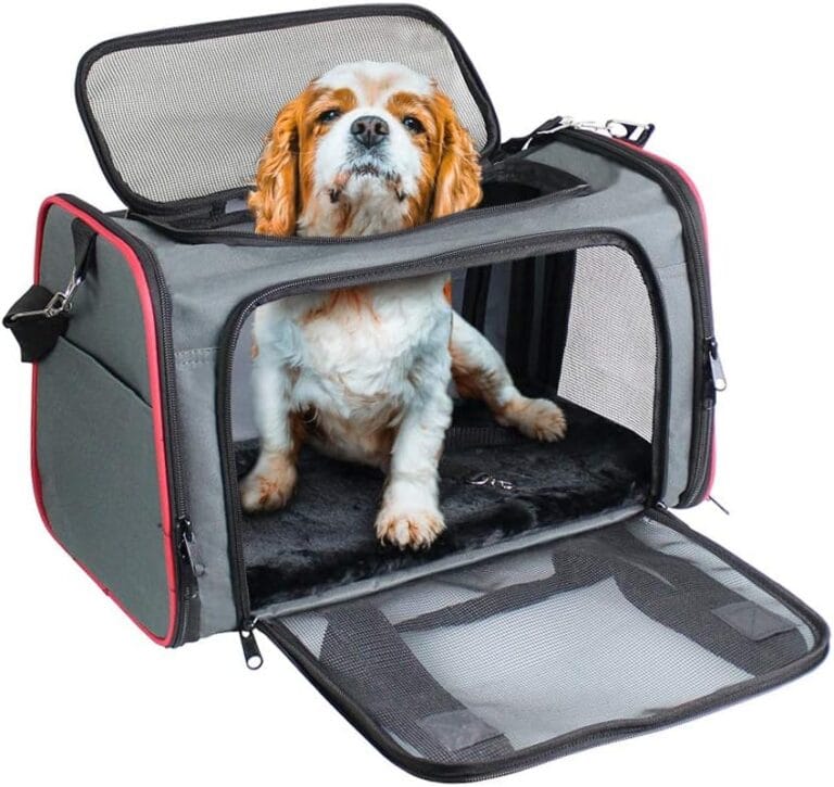 Soft-Sided Kennel Pet Carrier for Small Dogs, Cats, Puppy, Airline Approved Cat Carriers Dog Carrier Collapsible, Travel Handbag & Car Seat