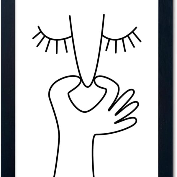 Funny Bathroom Wall Decor Black and White Bathroom Wall Art Framed Toliet Art Print Painting Decor Artwork