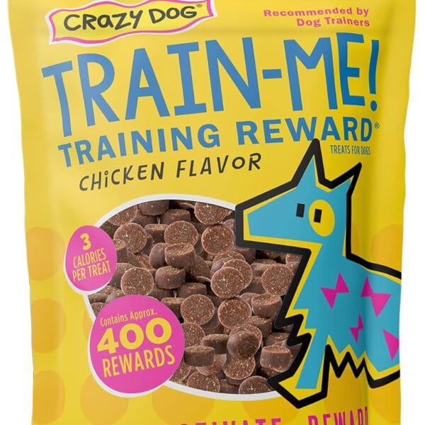 Crazy Dog Train-Me! Training Reward Dog Treats 16 Oz.,Chicken Regular