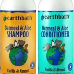 earthbath, Oatmeal & Aloe Dog Shampoo and Conditioner - Oatmeal Shampoo for Dogs, Itchy, Dry Skin Relief, Dog Wash, Made in USA, Dog Conditioner, Pet Shampoos - Vanilla & Almond, 16 Oz (1 Set)