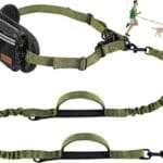 Kytely Hands Free Dog Leash Military Green