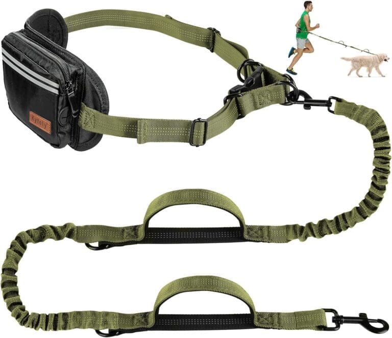 Kytely Hands Free Dog Leash Military Green