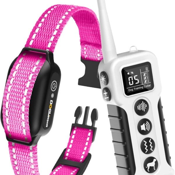 No Shock Dog Training Collar with Remote 3300ft Range, Vibrating Dog Collar, Vibration Collar for Small Medium Large Dogs, 9 Style Tones and Vibration Collar