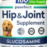 PAWFECTCHEW Advanced Hip & Joint Glucosamine Supplement for Dogs - Treats for Picky Eaters w/Chondroitin, MSM, Omega-3 - Joint Pain Relief - Chicken Liver - 180 Ct - Made in USA