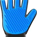 KENNELS & KATS Pet Grooming Gloves | Deshedding Glove for Easy, Mess-Free Grooming | Grooming Mitt for Dogs, Cats, Rabbits & Horses with Long/Short/Curly Hair | Pet Hair Gloves for Pet Hair Removal