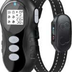 Dog Shock Collar with Remote Control - Shock Collar for Dogs IPX7 Waterproof Dog Training Collar with Beep Vibration Static Correction Flashlight Long-Lasting Battery Safe Training for dogs 10120 lbs