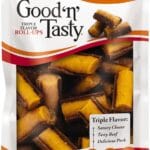 Good'n'Fun Good 'n' Tasty Triple Flavor Roll Ups 4 Oz Cheese, Beef, Pork