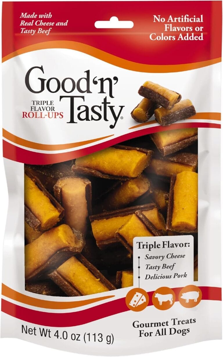 Good'n'Fun Good 'n' Tasty Triple Flavor Roll Ups 4 Oz Cheese, Beef, Pork
