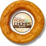 Pork Chomps Roasted Pork Skin Dog Chew, 6-inch Bagel, 1 Count