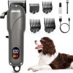 Dog Clippers for Grooming: Dog Grooming Kit Low Noise Electric Quiet Rechargeable Adjustable Clipper Comb Cordless Pet Hair Thick Coats Clippers Trimmers Set Dogs Hair Clippers for Dogs Cats Pets