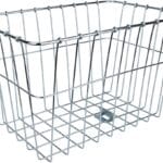 Wald 585 Rear Bicycle Basket (14.5 x 9.5 x 9) W585 Silver