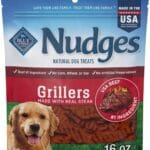 Blue Buffalo Nudges Grillers Natural Dog Treats, Made in the USA with Real Steak, 16-oz Bag