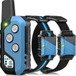 Dog Training Collar for 2 Dogs, Waterproof Dog Training Collar with Remote, 3 Training Modes, Rechargeable Electric Training Collar for Large Medium Small Dogs