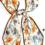 kcctoo 59" Mulberry Silk Like Head Scarf Women's Fashion Square Neck Satin Scarfs for Bag Hair Scarves Gift 59 * 5.9