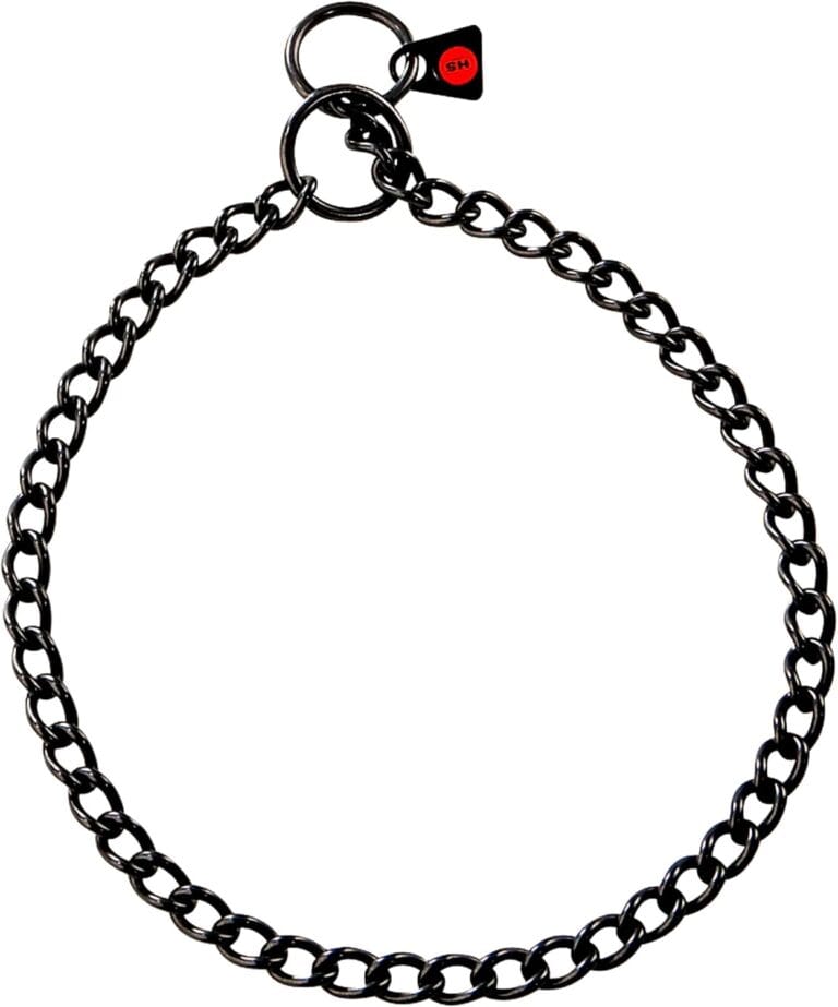 Herm Sprenger Black Stainless Choke Chain 2.5mm x 20 inches