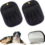 Pet Hair Remover Glove, 2 Pcs New Upgrade Efficient Grooming Gloves for Pet Hair, Reusable Dog Cat Hair Grooming Removal Tool for Couch Car Seat